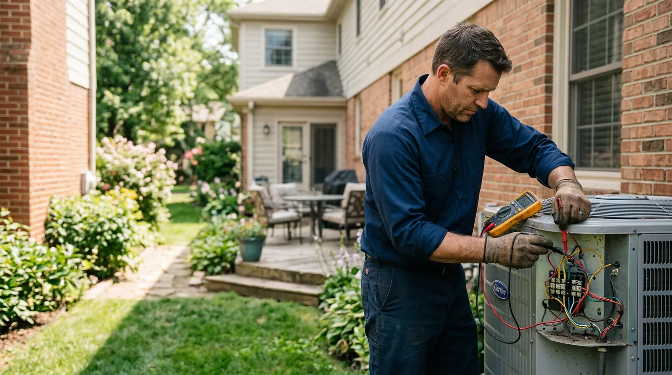 HVAC technician working near Cool Ridge, WV